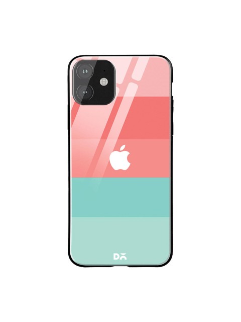 

DailyObjects Green & Pink Pastel Quin iPhone 11 Glass Case