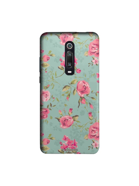

macmerise Teal Blue & Pink Flowers Sublime Xiaomi Redmi K20 Pro Back Case