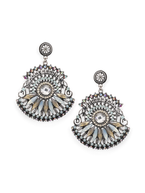 

TOKYO TALKIES X rubans FASHION ACCESSORIES Silver-Toned Classic Drop Earrings