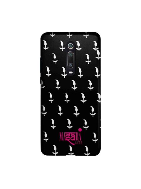 

macmerise Black & White Masaba Leaf Motif Sublime Xiaomi Redmi K20 Pro Back Cover