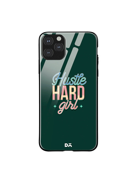 

DailyObjects Green & Pink Hustle iPhone 11 Pro Max Glass Case