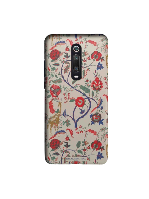 

macmerise Pink & Red Payal Singhal Floral Printed Xiaomi Redmi K20 Pro Back Case