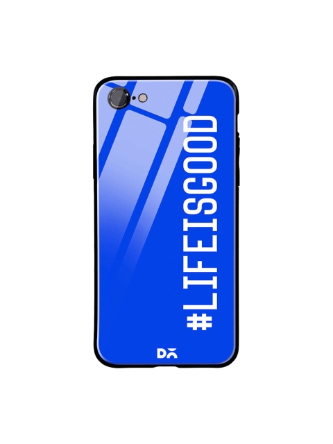 

DailyObjects Blue & White LifeIs Good iPhone 7 Glass Case