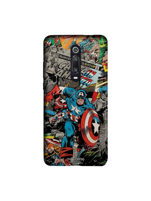 

macmerise Grey & Blue Marvel Comics Captain America Sublime Xiaomi Redmi K20 Pro Case