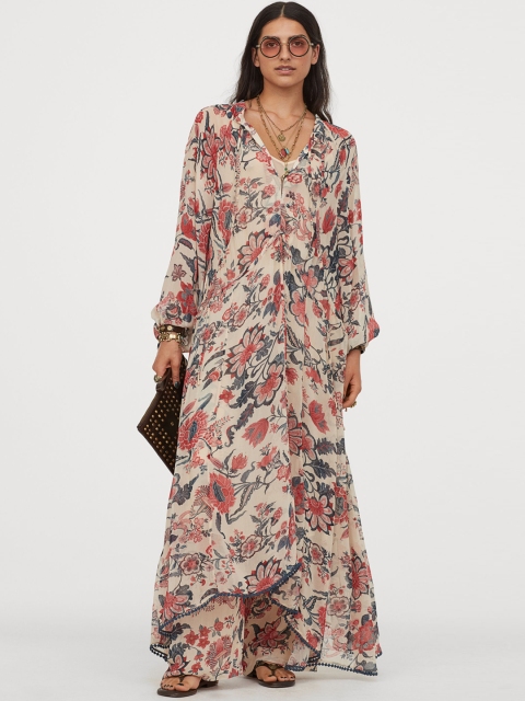 

H&M Women Multicoloured Floral Print Maxi Dress, Multi