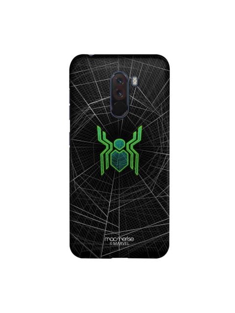

macmerise Black & Green Marvel Comics Spiderman Logo Web Sublime Xiaomi Poco F1 Back Case
