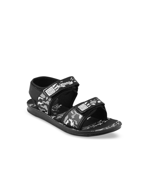 

Kittens Boys Black & Grey Flotter Comfort Sandals