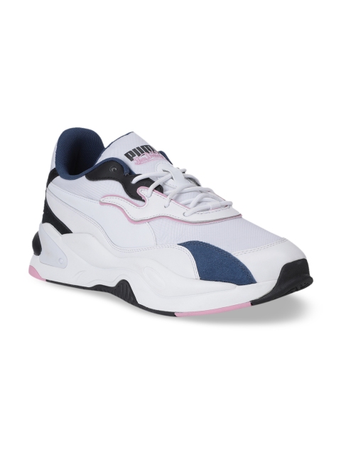 

Puma Unisex White & Blue Colourblocked RS-2K VON DUTCH Sneakers