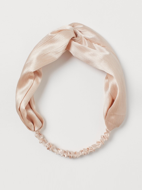 

H&M Women Hairband with a Knot-detail, Rose gold