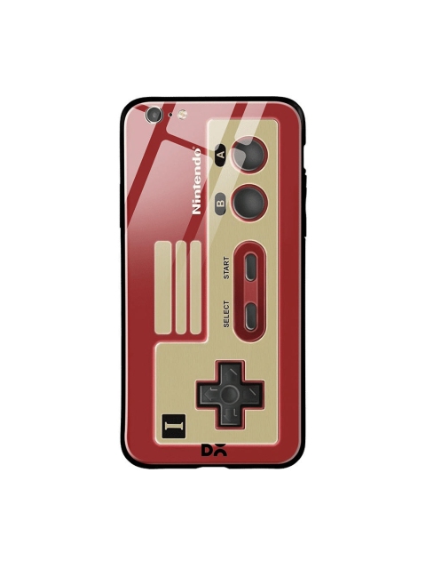 

DailyObjects Red & Beige NES Controller iPhone 6S Glass Case