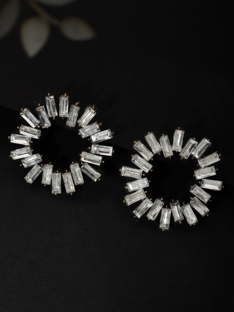 

TOKYO TALKIES X rubans FASHION ACCESSORIES White Gold-Plated Quirky Drop Earrings