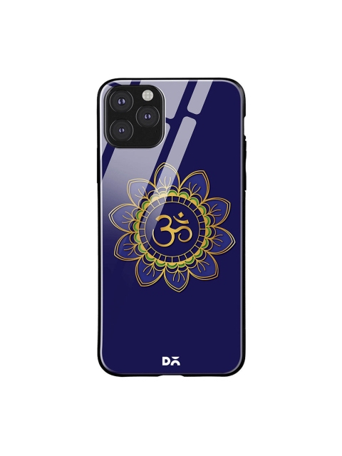 

DailyObjects Blue & Yellow OM iPhone 11 Pro Max Glass Case