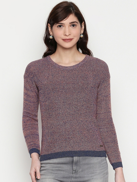 

Manola Women Maroon Solid Pullover Sweater