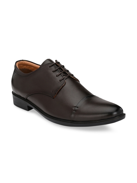 

Rodolfo Darrell Men Brown Solid Leather formal Derbys