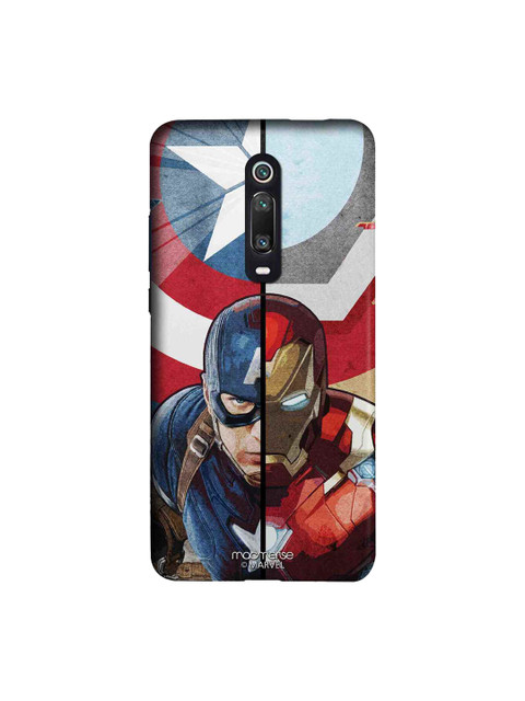 

macmerise Red & Blue Marvel Comic Man Vs Machine Sublime Xiaomi Redmi K20 Pro Back Cover