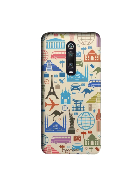 

macmerise Beige & Blue Travel Lover Sublime Xiaomi Redmi K20 Pro Back Case