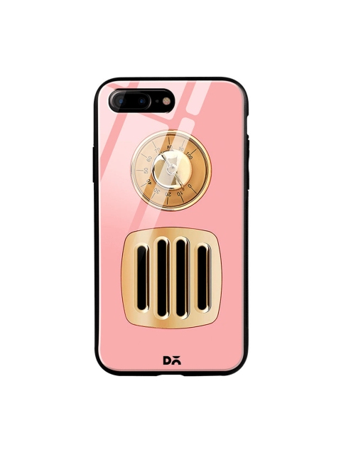 

DailyObjects Pink & Brown Radio iPhone 7 Plus Glass Case