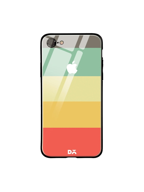 DailyObjects Pink & Yellow Rainbow Quin iPhone 7 Glass Case
