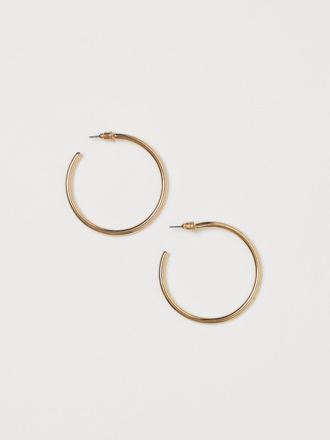 

H&M Women Gold Hoop Earrings