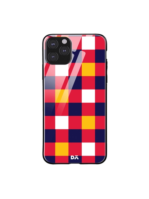 

DailyObjects Red & Blue Quartet Checks 4 iPhone 11 Pro Max Glass Case