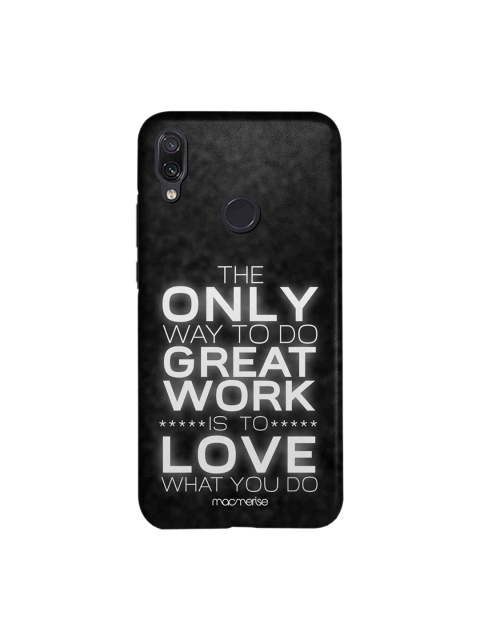 

macmerise Black & White Love What You Do Sublime Xiaomi Redmi Note 7 Pro Case