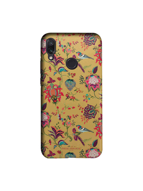

macmerise Mustard Yellow & Pink Payal Singhal Chidiya Sublime Xiaomi Redmi Note 7 Pro Back Case