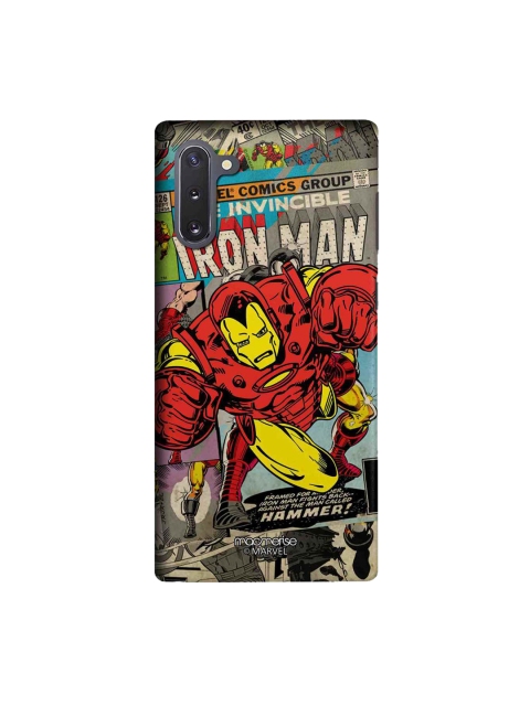 

macmerise Grey & Red Marvel Comics Ironman Sublime Samsung Galaxy Note 10 Back Case