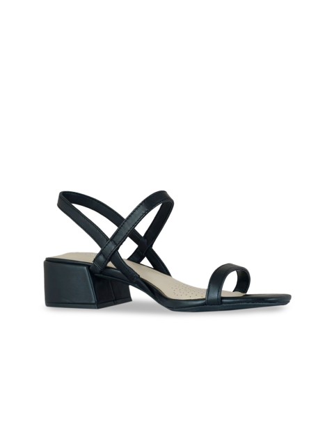 

Kenneth Cole Women Black Leather Solid Heels
