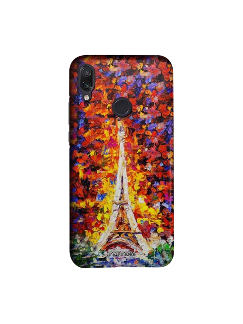 

macmerise Purple & Red Artistic Eifel Xiaomi Redmi Note 7 Pro Back Case