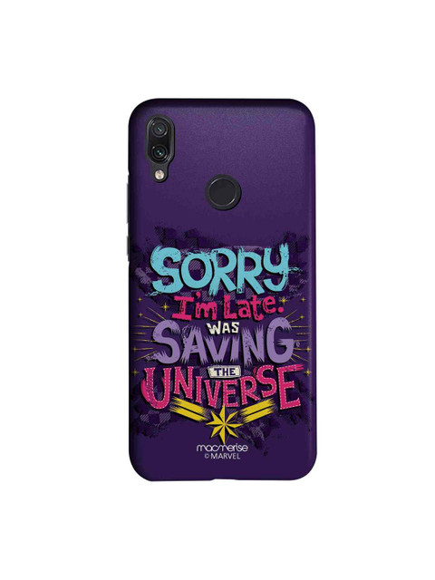 

macmerise Purple & Blue Marvel Comics Saving The Universe Sublime Xiaomi Redmi Note 7 Pro Case