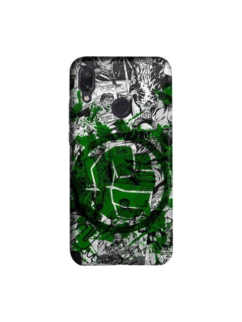 

macmerise Green & White Marvel Comics Plash Out Hulk Fist Sublime Xiaomi Redmi Note 7 Pro Case