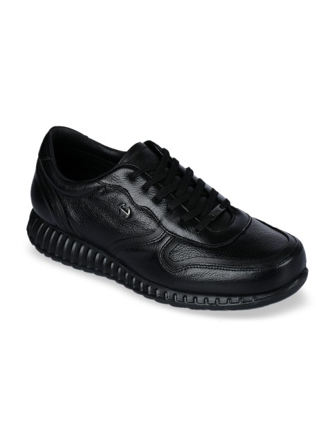 

Liberty Men Black Leather Sneakers