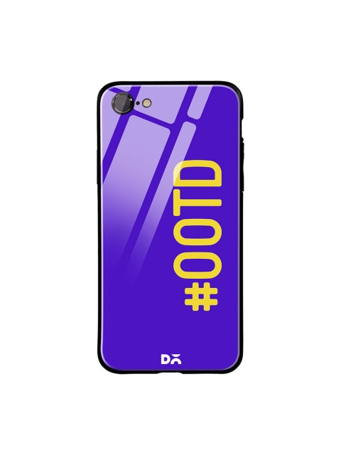 

DailyObjects Purple & Yellow OOTD iPhone 7 Glass Case