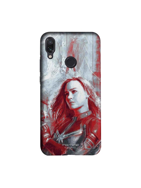 

macmerise White & Red Marvel Comics Charcoal Art Capt Marvel Sublime Xiaomi Redmi Note 7 Pro Back Cover