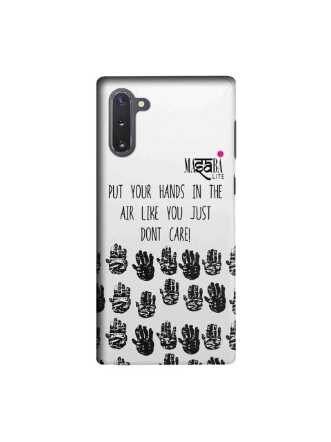 

macmerise White & Black Masaba Hands Up Sublime Samsung Galaxy Note 10 Back Case