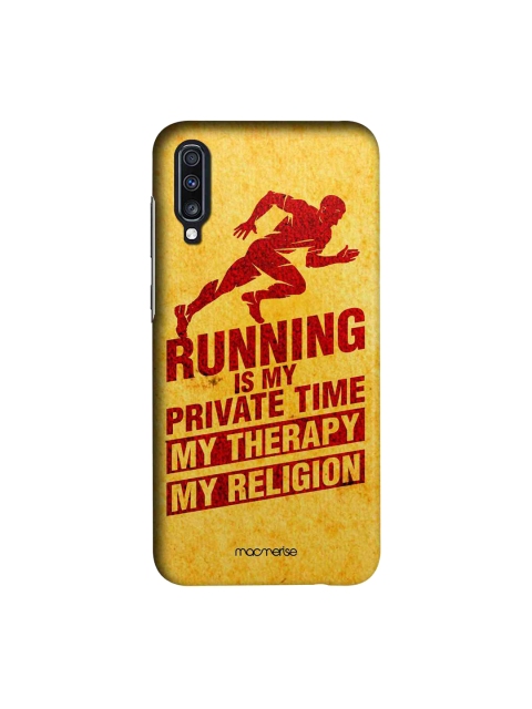 

macmerise Yellow & Red Religion Of Running Sublime Samsung Galaxy A70 Back Case