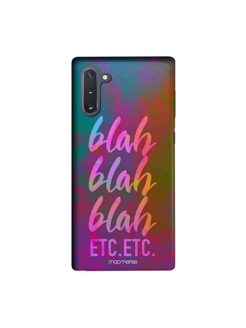 

macmerise Magenta Pink & Blue Blah Blah Sublime Samsung Note 10 Back Case