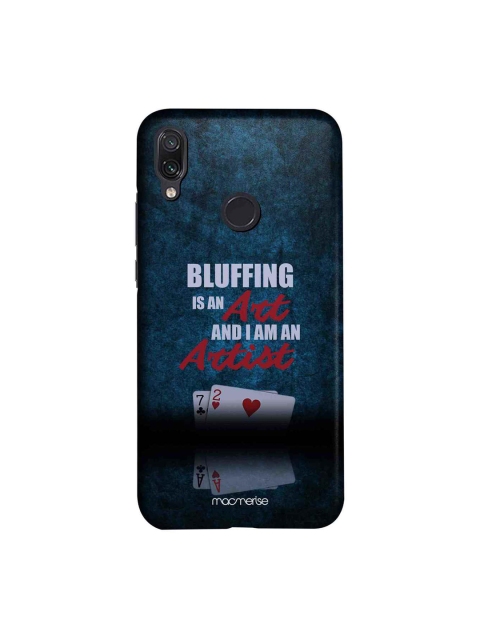 

macmerise Blue & White Art of Bluffing Sublime Xiaomi Redmi Note 7 Pro Back Case