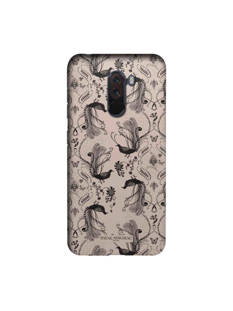 

macmerise Pink & Black Payal Singhal Blush Arabic Jannat Sublime Xiaomi Poco F1 Back Case
