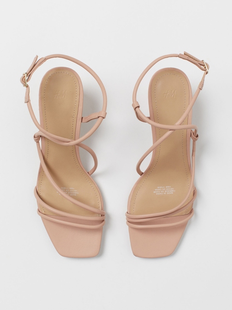 

H&M Women Pink Solid Block Heels