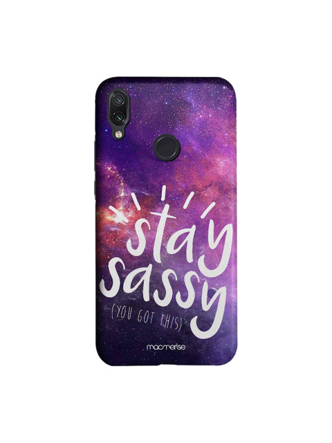 

macmerise Purple & Pink Stay Sassy Sublime Xiaomi Redmi Note 7 Pro Back Cover