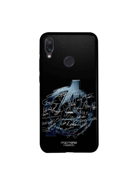 

macmerise Black & Blue Marvel Comics Avengers Nostalgia Sublime Xiaomi Redmi Note 7 Pro Back Cover