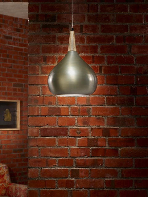

ellementry Gold-Toned Solid Pendant Ceiling Lamp