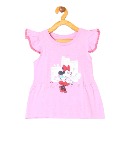 

Colt Girls Pink Minnie Mouse Printed Knitted Tunic