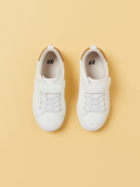 

H&M Boys White & Brown Colourblocked Trainers