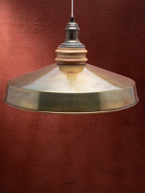 

ellementry Gold-Toned Solid Pendant Wall or Ceiling Lamp