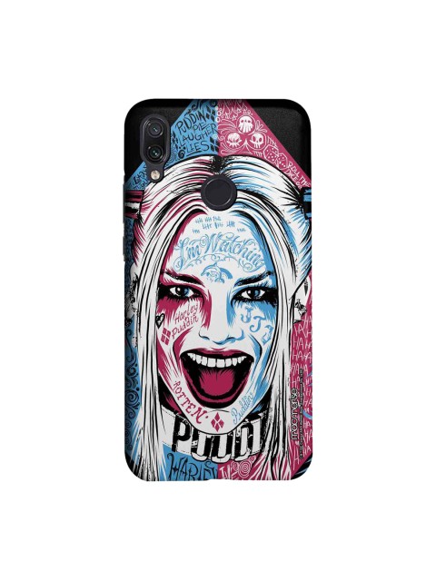 

macmerise White & Pink DC Comics Wicked Harley Quinn Sublime Xiaomi Redmi Note 7 Pro Back Cover