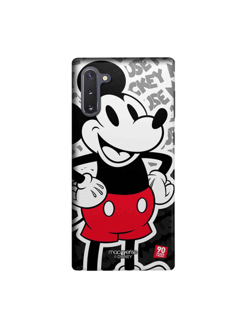 

macmerise White & Black Disney Mickey Strike A Pose Samsung Galaxy Note 10 Case