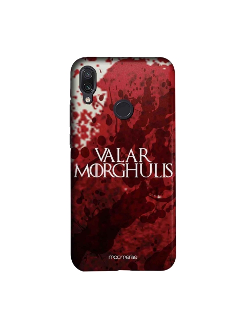 

macmerise Red & White Valar Morghulis Sublime Xiaomi Redmi Note 7 Pro Back Case