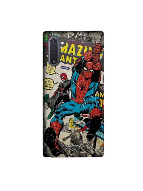 

macmerise Grey & Red Marvel Comics Spidey Sublime Samsung Galaxy Note 10 Back Case